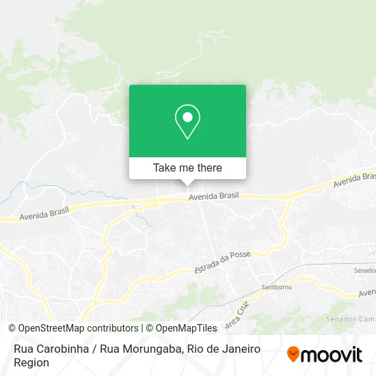 Rua Carobinha / Rua Morungaba map