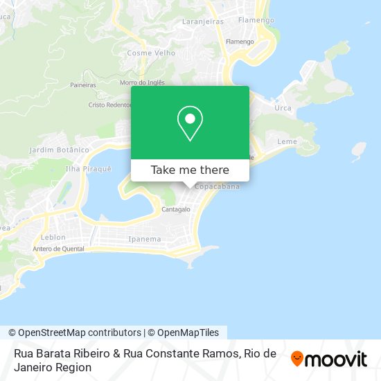 Rua Barata Ribeiro & Rua Constante Ramos map