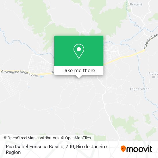 Rua Isabel Fonseca Basílio, 700 map