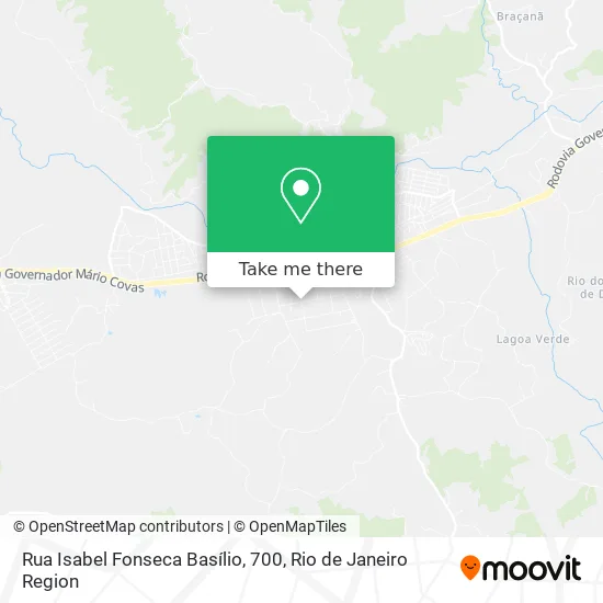 Rua Isabel Fonseca Basílio, 700 map