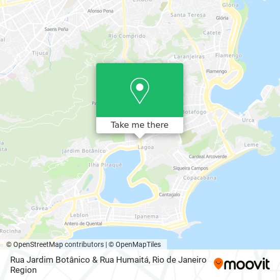 Mapa Rua Jardim Botânico & Rua Humaitá