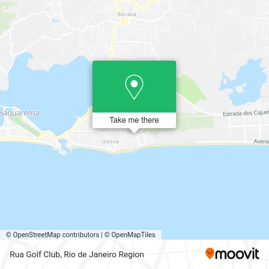 Rua Golf Club map