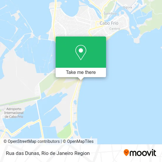 Rua das Dunas map