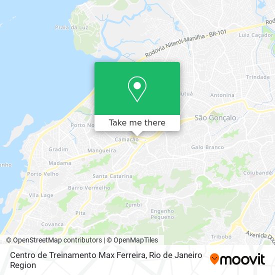 Mapa Centro de Treinamento Max Ferreira