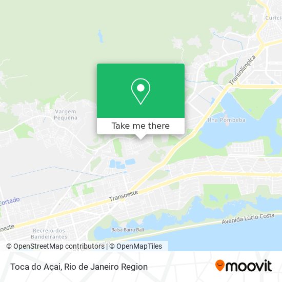 Toca do Açai map