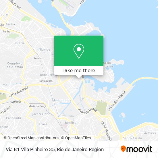Via B1 Vila Pinheiro 35 map