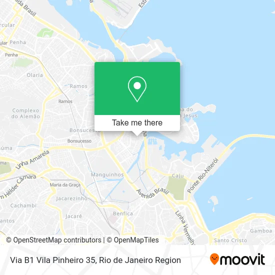 Via B1 Vila Pinheiro 35 map