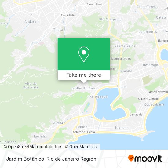 Mapa Jardim Botânico