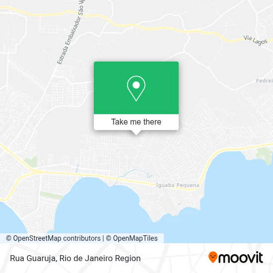 Rua Guaruja map