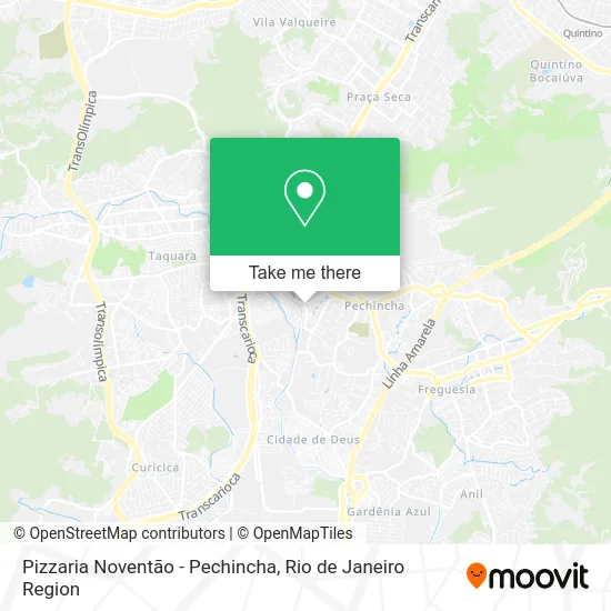 Pizzaria Noventão - Pechincha map