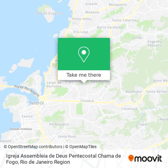 Igreja Assembleia de Deus Pentecostal Chama de Fogo map