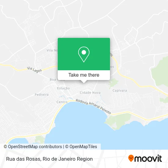 Rua das Rosas map