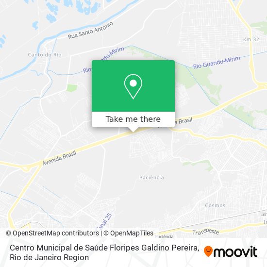 Centro Municipal de Saúde Floripes Galdino Pereira map