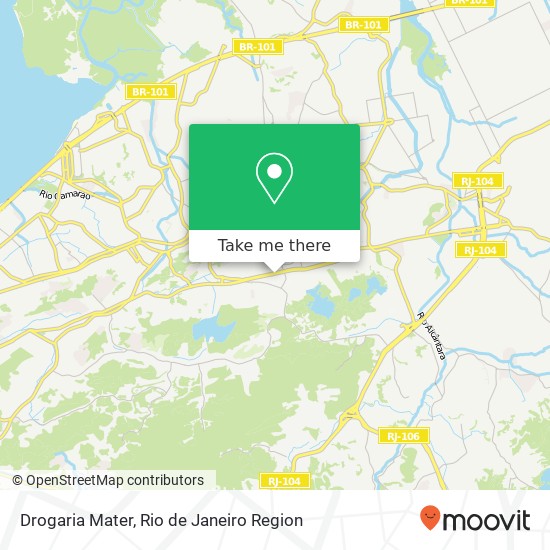 Drogaria Mater map
