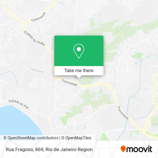 Rua Fragoso, 869 map