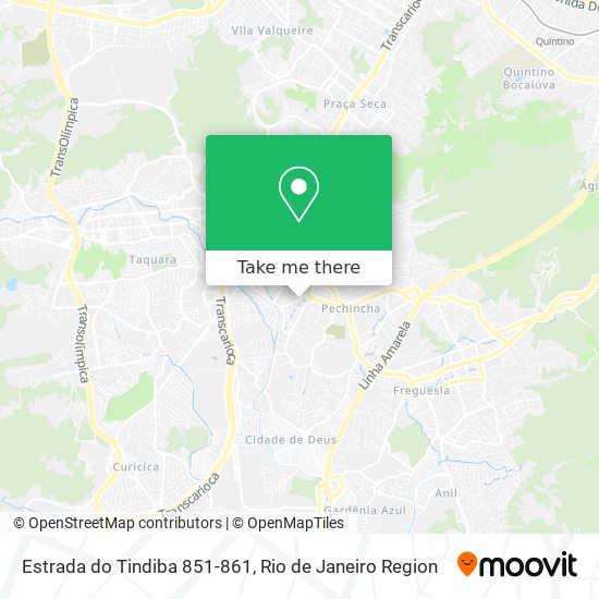 Estrada do Tindiba 851-861 map