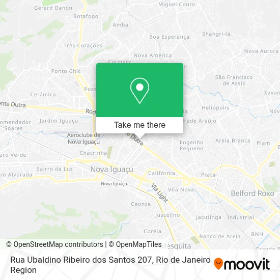 Rua Ubaldino Ribeiro dos Santos 207 map
