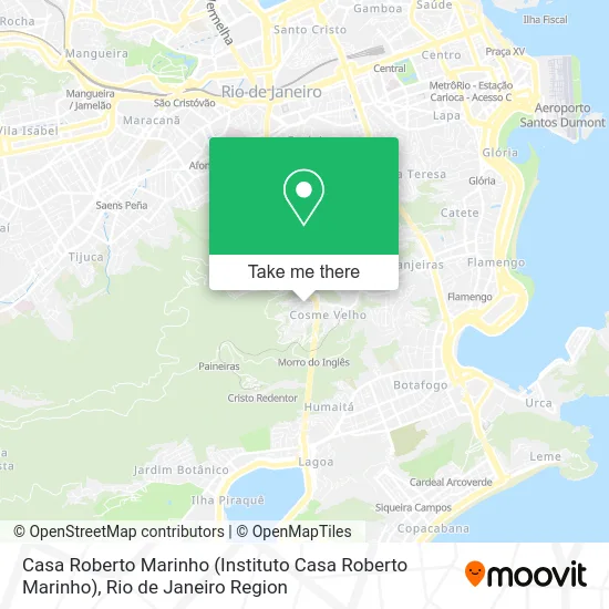 Casa Roberto Marinho map