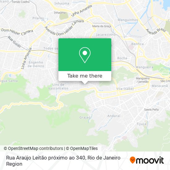 Rua Araújo Leitão próximo ao 340 map