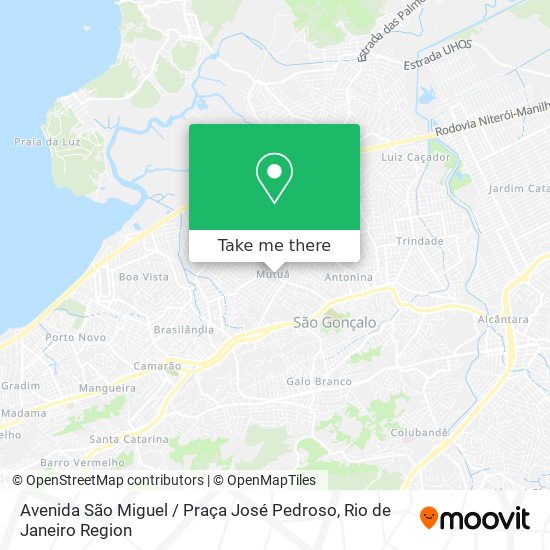 Avenida São Miguel / Praça José Pedroso map