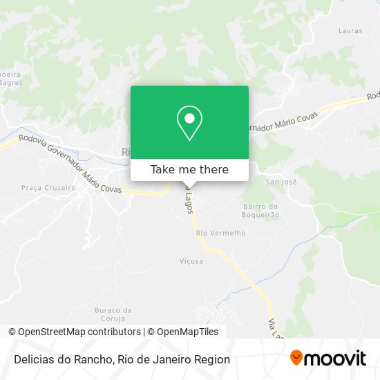 Delicias do Rancho map