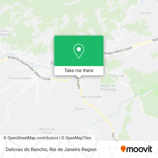 Delicias do Rancho map
