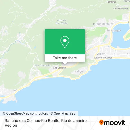 Rancho das Colinas-Rio Bonito map