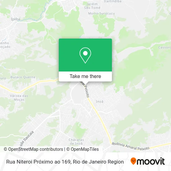 Rua Niteroi Próximo ao 169 map