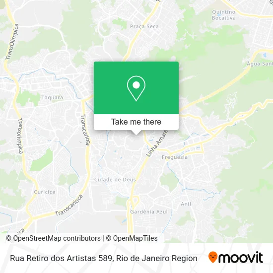 Rua Retiro dos Artistas 589 map