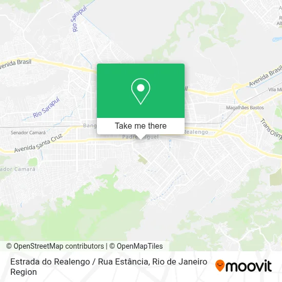 Estrada do Realengo / Rua Estância map