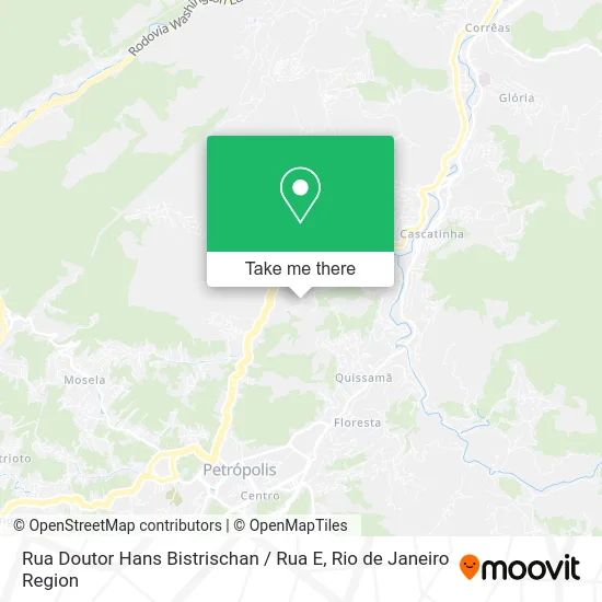 Rua Doutor Hans Bistrischan / Rua E map