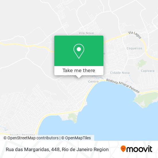 Rua das Margaridas, 448 map