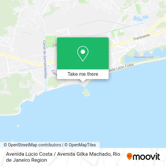 Avenida Lúcio Costa / Avenida Gilka Machado map