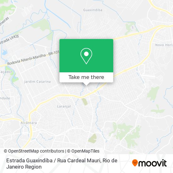 Estrada Guaxindiba / Rua Cardeal Mauri map