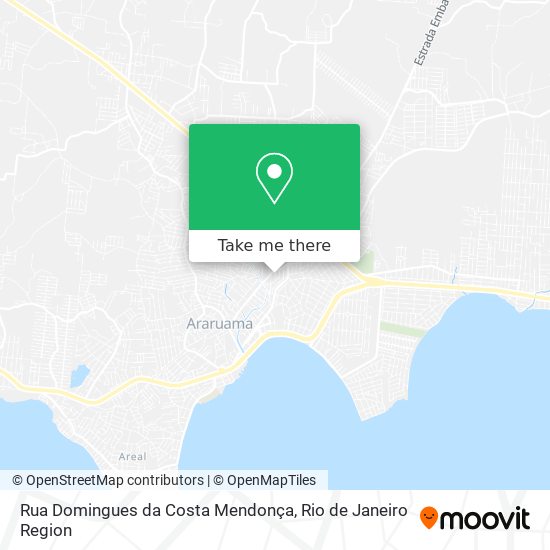 Mapa Rua Domingues da Costa Mendonça