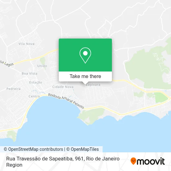 Rua Travessão de Sapeatiba, 961 map