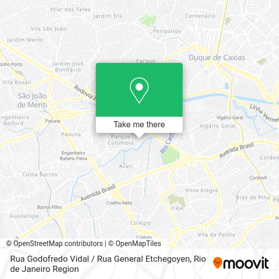 Rua Godofredo Vidal / Rua General Etchegoyen map