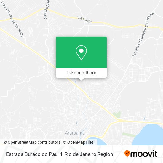 Estrada Buraco do Pau, 4 map