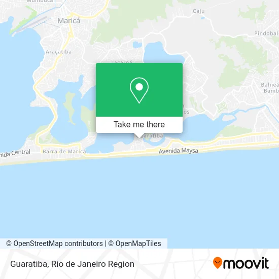 Guaratiba map
