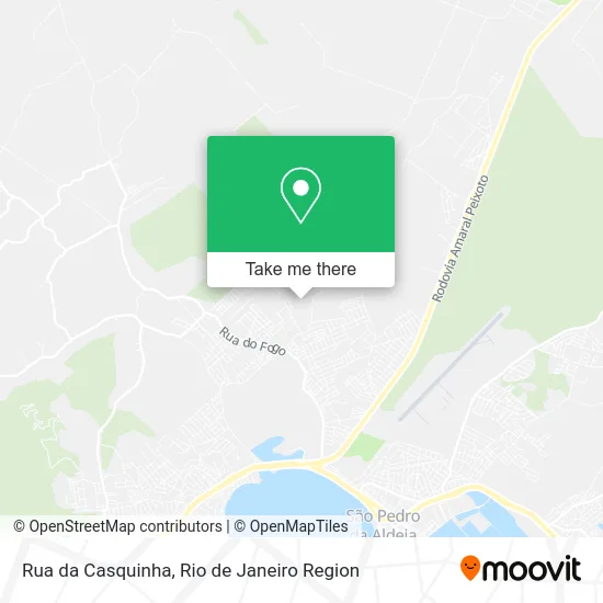 Rua da Casquinha map