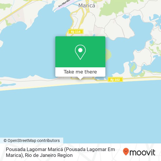 Pousada Lagomar Maricá (Pousada Lagomar Em Marica) map