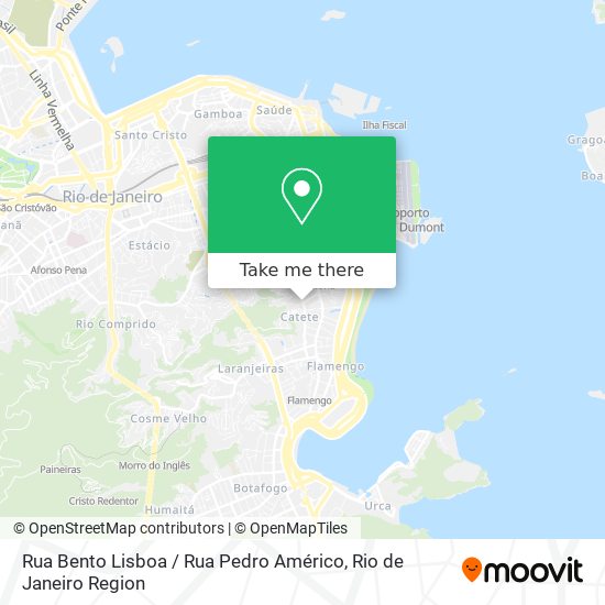 Mapa Rua Bento Lisboa / Rua Pedro Américo