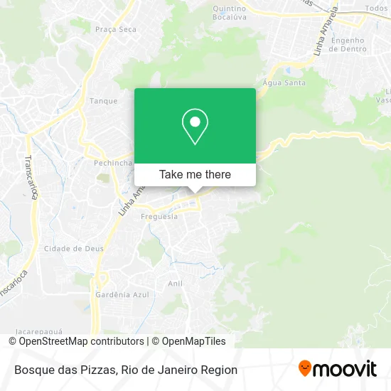 Bosque das Pizzas map