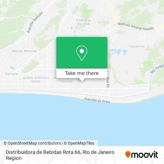 Distribuidora de Bebidas Rota 66 map
