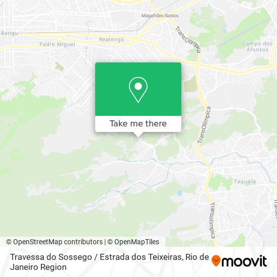 Travessa do Sossego / Estrada dos Teixeiras map