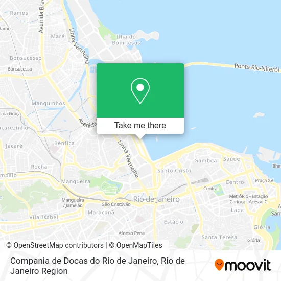 Compania de Docas do Rio de Janeiro map