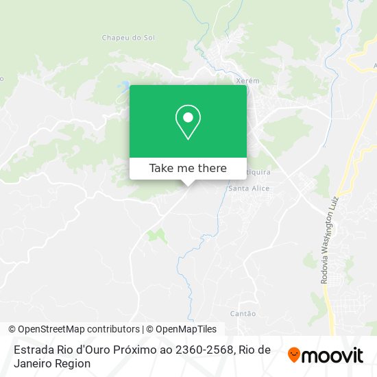 Estrada Rio d'Ouro Próximo ao 2360-2568 map