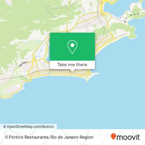 Mapa Il Pórtico Restaurante