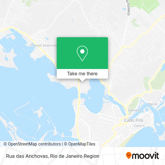 Rua das Anchovas map