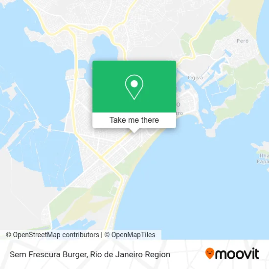 Sem Frescura Burger map